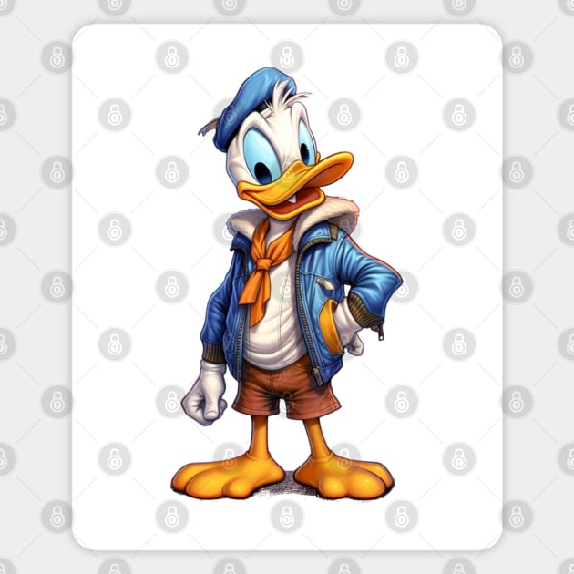 Donald Duck Design Magnet by Labidabop